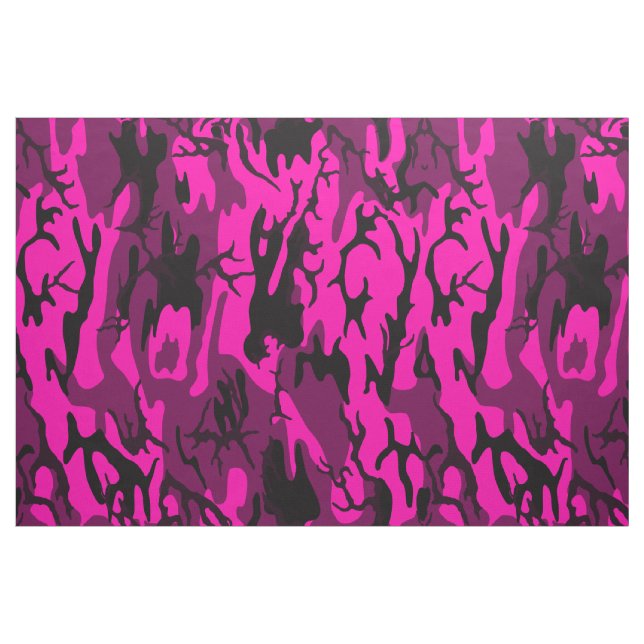 Alien-rosa Camouflage Stoff (Fat Quarter (45,7 x 55,9 cm))