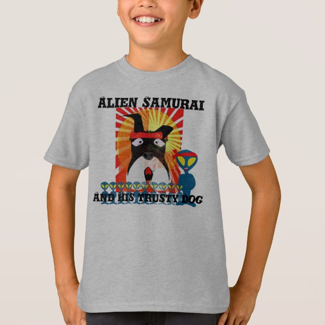 Alien Samurai T-Shirt (Vorderseite)