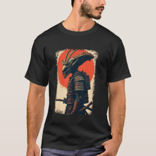 Alien Samurai T-Shirt Japanisch Sci-Fi Design Appa