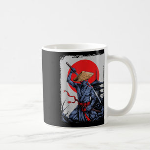 Alien Samurai Ufo japanische Vintage-Grafik Ukiyo- Kaffeetasse