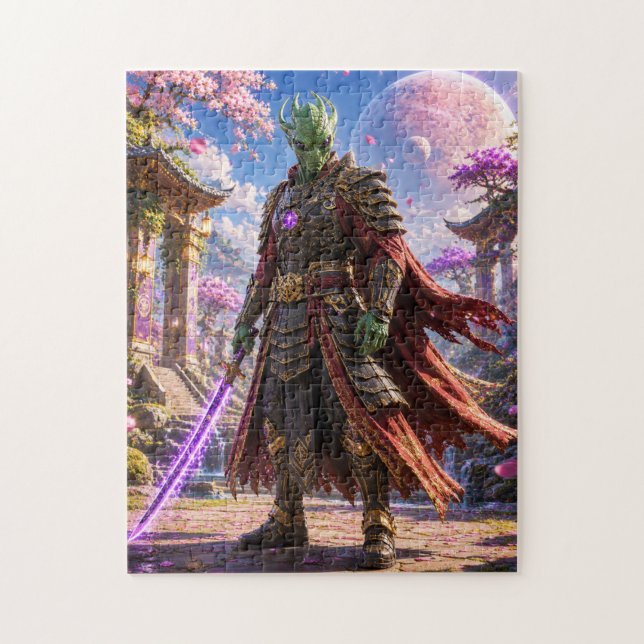Alien Samurai Warrior Puzzle (Vertikal)