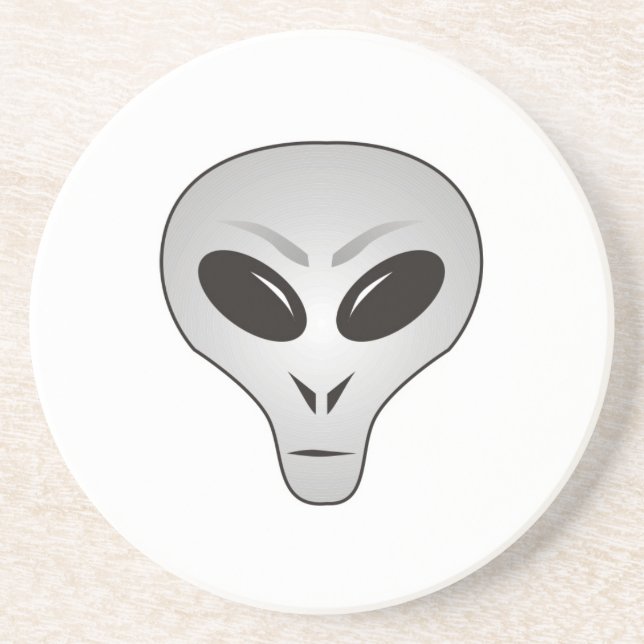 Alien Sandstein Untersetzer (Vorne)