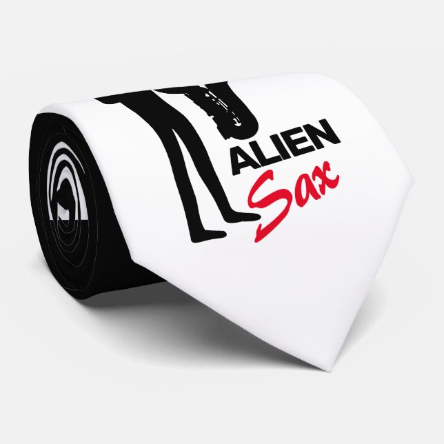 Alien Sax, Extraterrestrische Musikerin Krawatte (Gerollt)