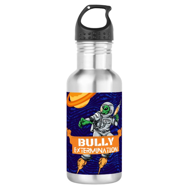Alien schikaniert edelstahlflasche (Vorderseite)