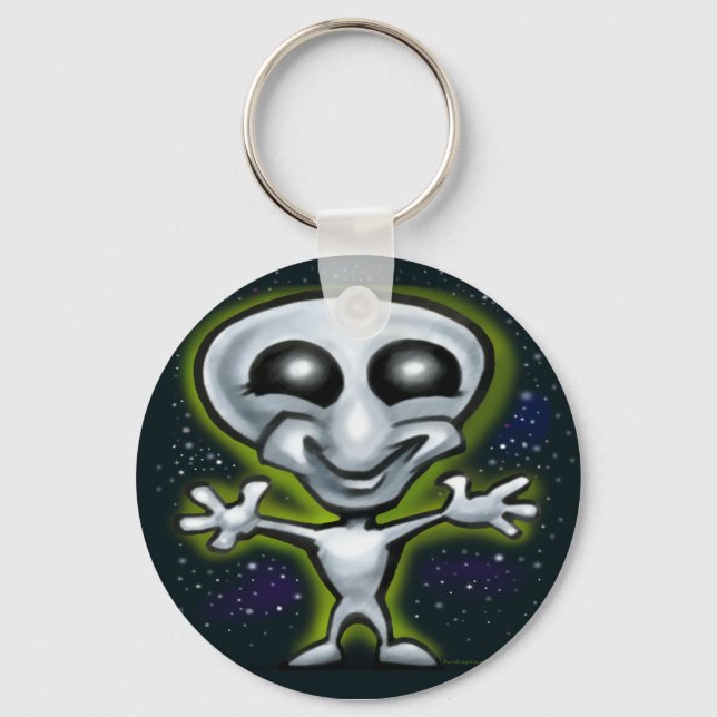 Alien Schlüsselanhänger (Vorderseite)