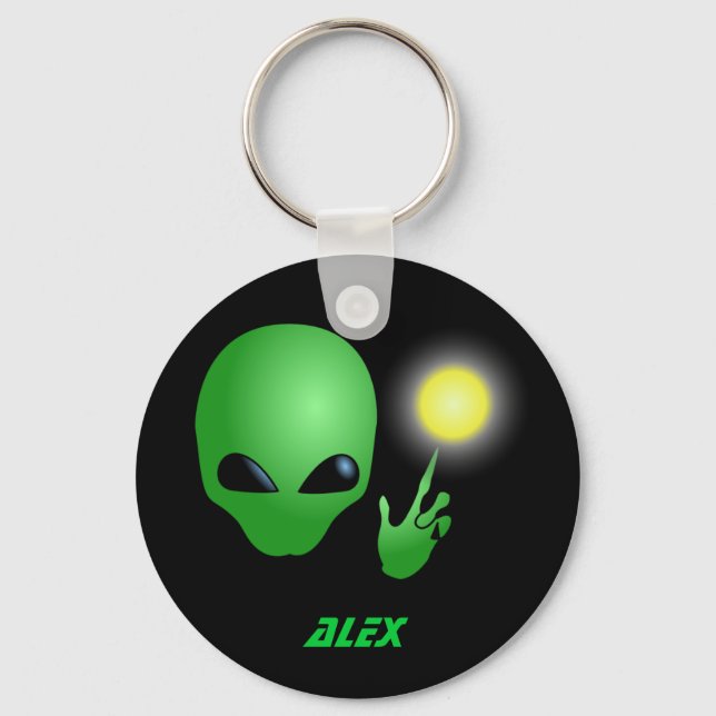 Alien Schlüsselanhänger (Vorderseite)