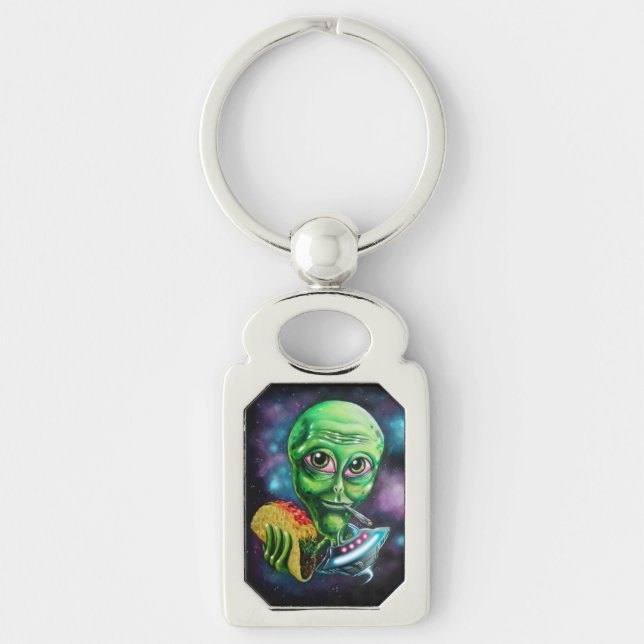 Alien Schlüsselanhänger (Vorderseite)