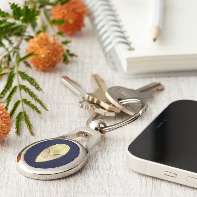 Alien Schlüsselanhänger (Seite)