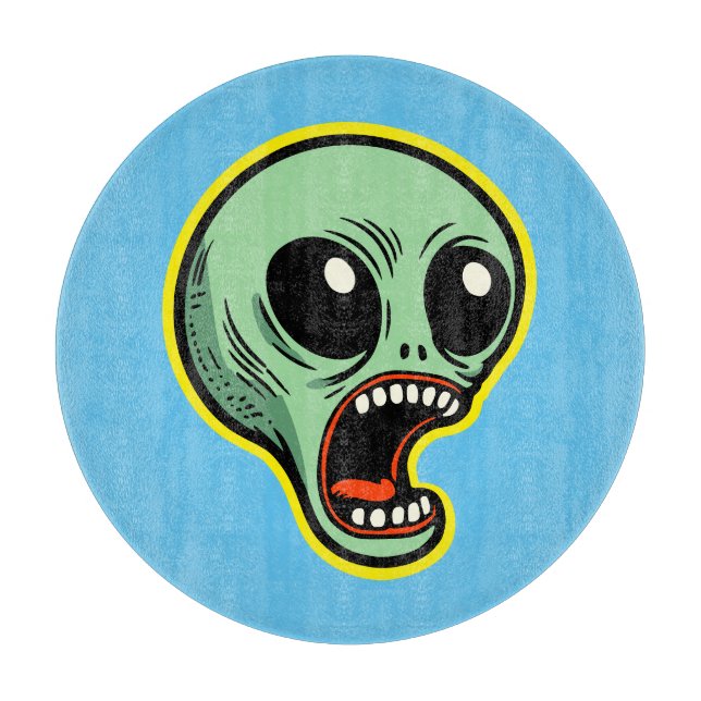 Alien Schneidebrett (Vorderseite)
