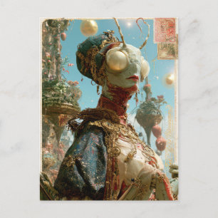 Alien-Schönheit - Kishmar Postkarte