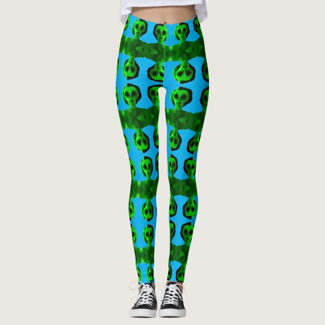 Alien Self Portrait Leggings (Vorderseite)