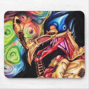 Alien Sentinel - Kunst der Wissenschaft Mousepad