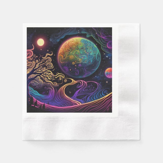 Alien Serviette (Vorderseite)