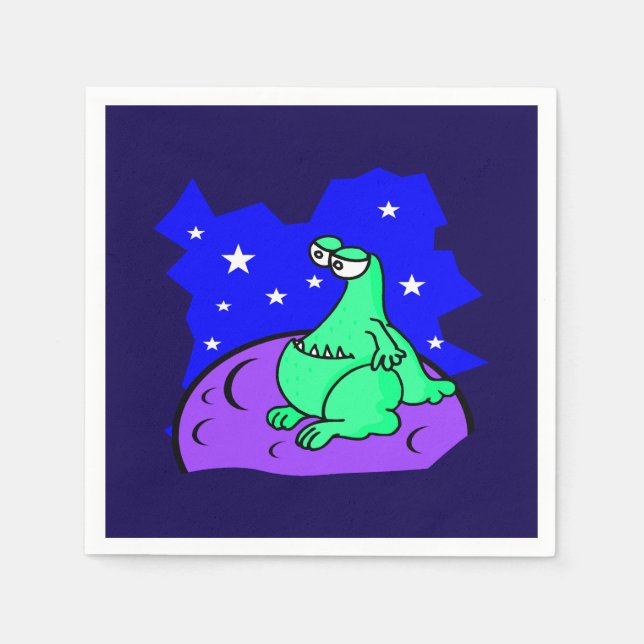 Alien Serviette (Vorderseite)