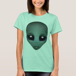 Alien Shirt Frauen Alien Kostüme Shirts Niedlich E