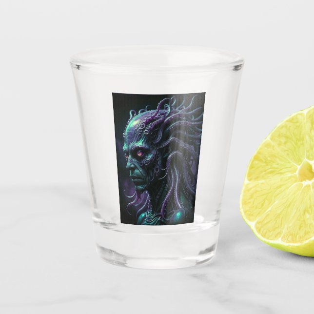 Alien Shot Glass Schnapsglas (Vorderseite)