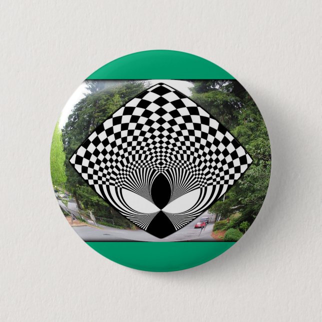 Alien sieht SIE an! Button (Vorderseite)