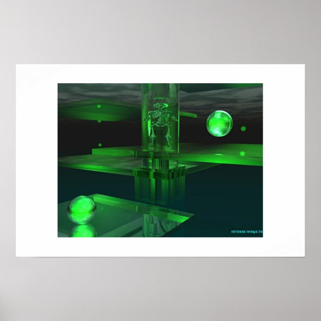 Alien Skeleton Poster (Vorne)