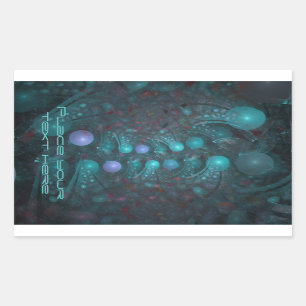 Alien Skin 2001 Rechteckiger Aufkleber