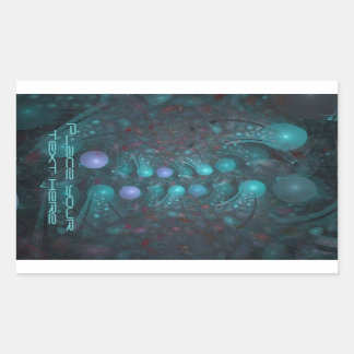 Alien Skin 2001 Rechteckiger Aufkleber