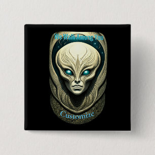 Alien skull Head Thunder_Cove Button