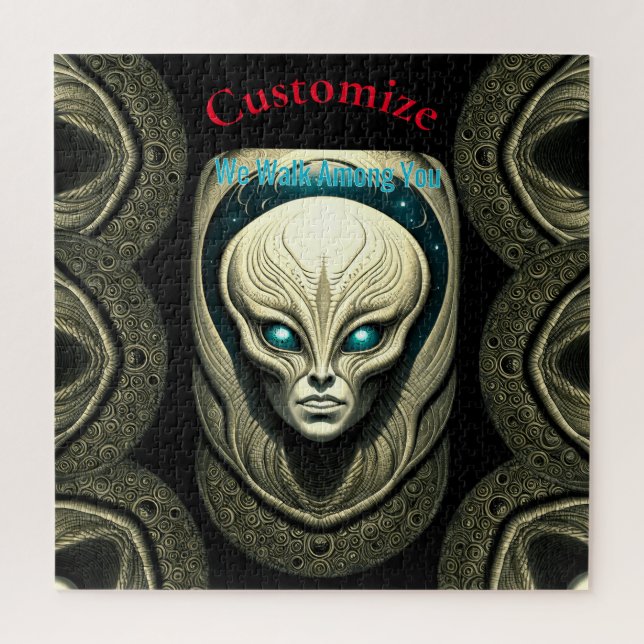 Alien skull Head Thunder_Cove Puzzle (Vertikal)