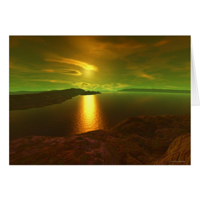 Alien Sonnenuntergang (Vorderseite (Horizontal))