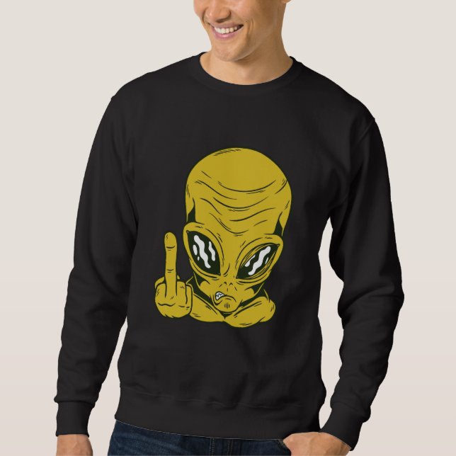 Alien space aliens  1 sweatshirt (Vorderseite)