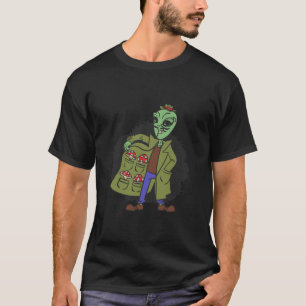 Alien Space Außerirdischen ufo Pilze Pilze T-Shirt