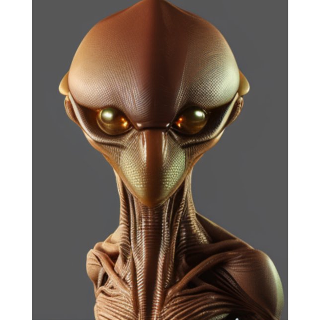 Alien Space Futuristic Schöner T - Shirt (Von Creator hochgeladen)