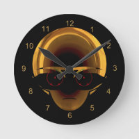 Alien Space Pilot Spaß Sci-Fi-Wall-Uhr