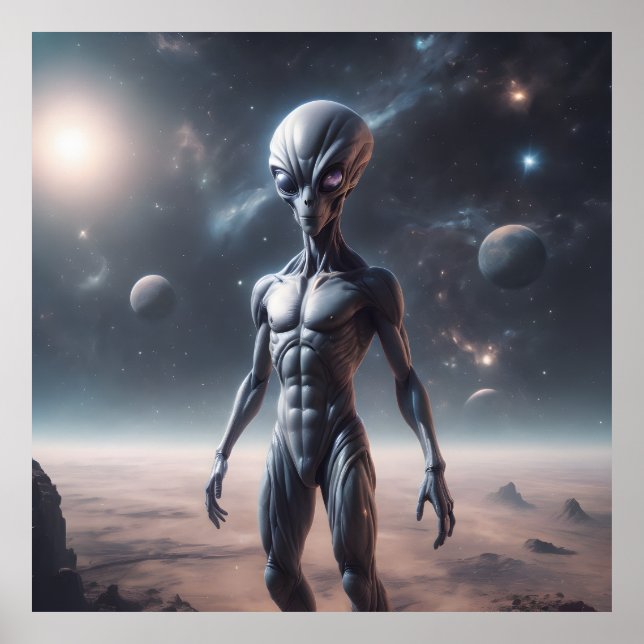 Alien Space Poster (Vorne)