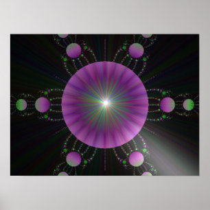 Alien Space Ship Poster