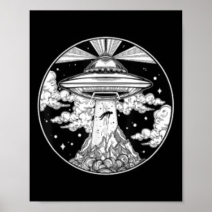 Alien Space Tattoo - Ufo 51 Gebiet Roswell glaubt  Poster