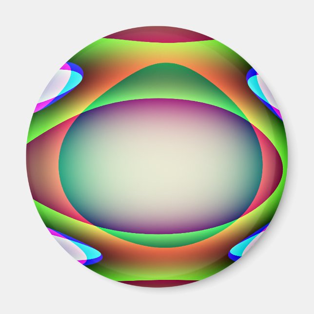 Alien Spaceship Magnet (Vorne)