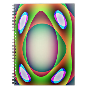 Alien Spaceship-Notebook Notizblock