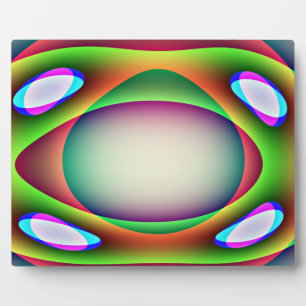 Alien Spaceship Plaque Fotoplatte