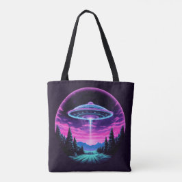 Alien Spaceship Retro Futuristic