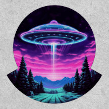 Alien Spaceship Retro Futuristic