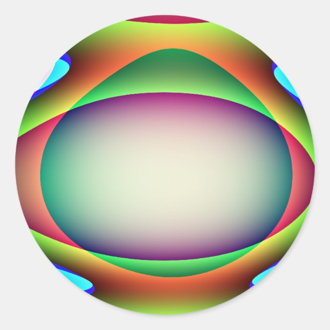 Alien Spaceship Stickers (Vorderseite)