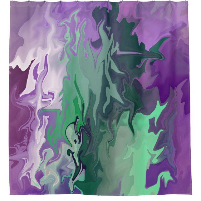 Alien Spaß...... Duschvorhang (Vorderseite)