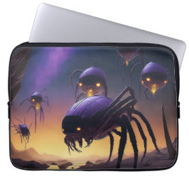 Alien Spiders Landschaft auf einer trostlosen Land Laptopschutzhülle