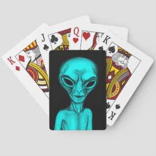 Alien Spielkarten
