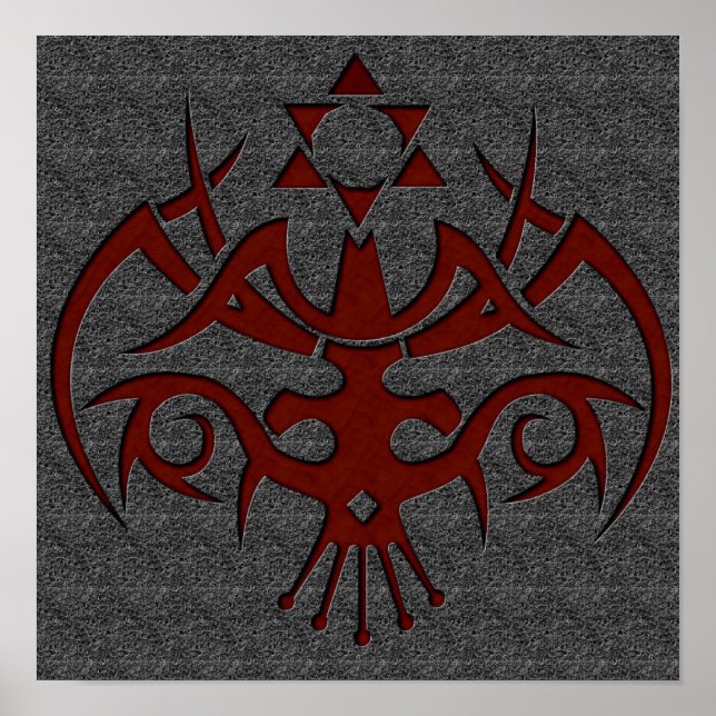 Alien-Stamm Poster (Vorne)