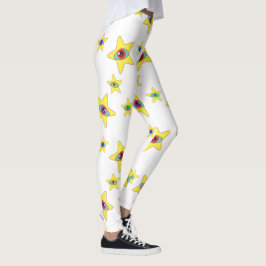 Alien Stars All StarryEyed Space Princess (Schnee) Leggings