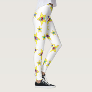Alien Stars All StarryEyed Space Princess (Schnee) Leggings