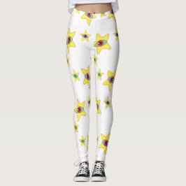 Alien Stars All StarryEyed Space Princess (Schnee) Leggings
