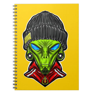 Alien Street Mind – Urbane Pop-Art-Illustration Notizblock