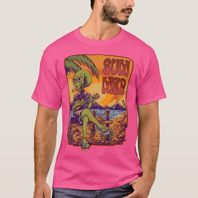 Alien Summer T-Shirt (Vorderseite)