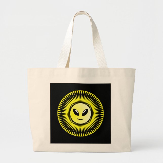 Alien Sun Jumbo Stoffbeutel (Vorne)